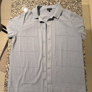 Express Light Blue Men's Sweater